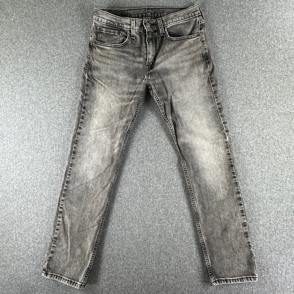 Levi's Jeans Mens 31 502 Regular Taper Grey Tapered Leg Denim